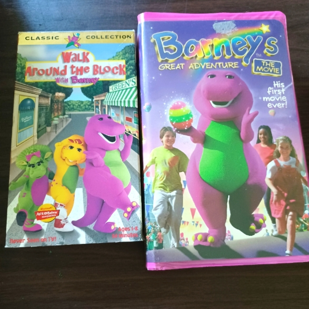 Vintage Barney VHS Movies